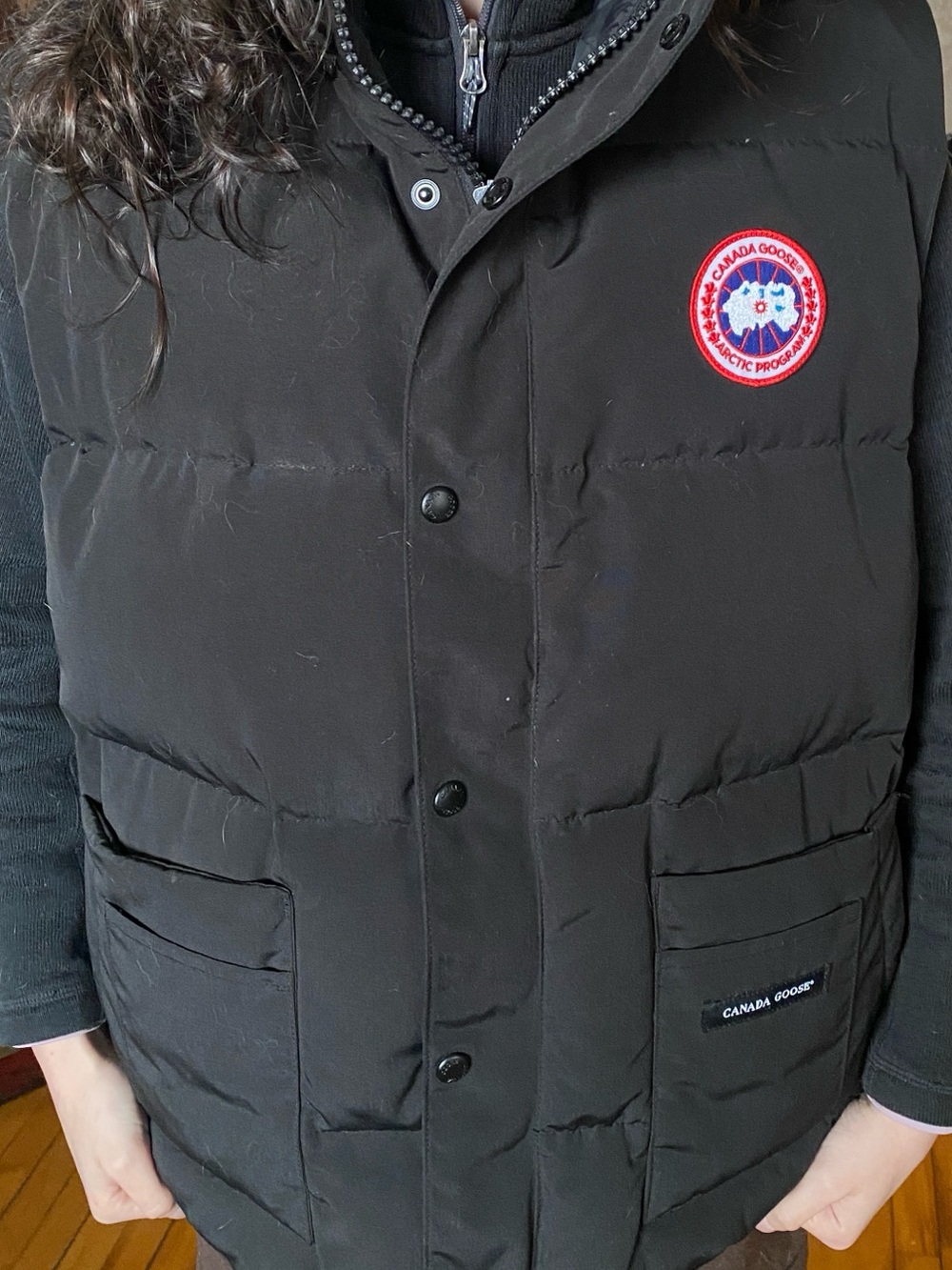 Canada Goose Black Quilted Down Vest